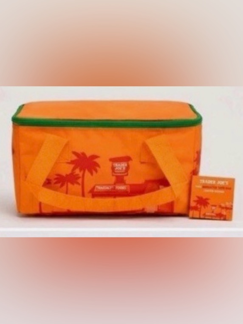 Trader Joe’s Orange Crush Insulated Mini Cooler Tote Bag Limited Edition